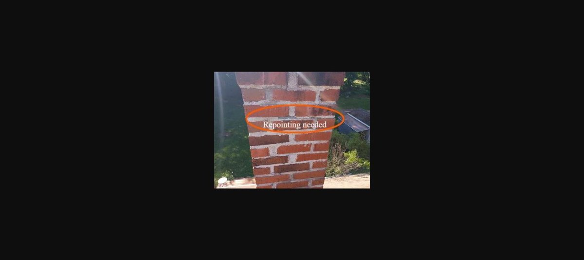 CheckStructure's tweet photo. Should I get my chimney inspected before selling my house?

Worth a look. Worn mortar joints like these let water into brick. Repointing is a routine fix to do before listing.

Buyers: https://t.co/whaNUNmSoN
Sellers: https://t.co/pjIN3VTpkc

#homeinspection #NHrealestate https://t.co/Li5Q2UyPal