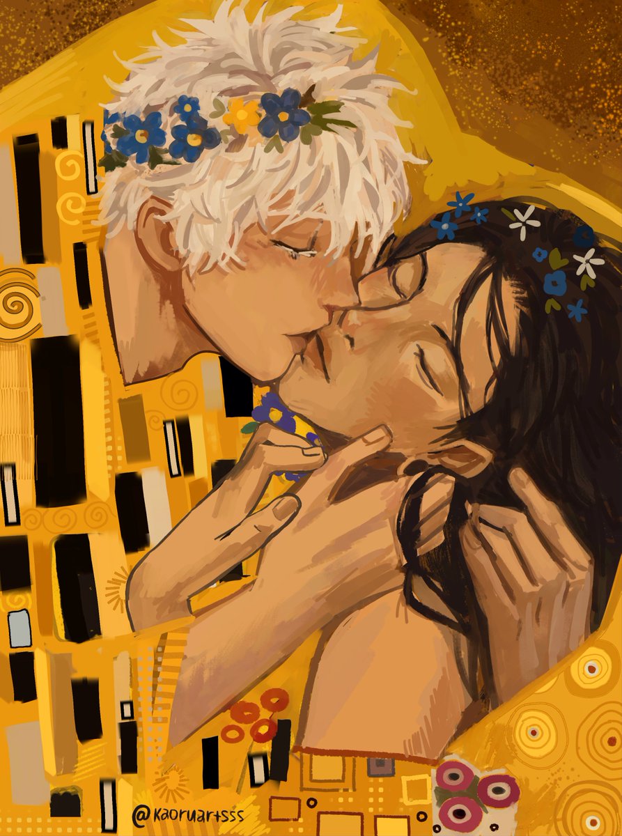 kaoruartsss's tweet photo. the kiss #jjk https://t.co/9Q5wk2anfp