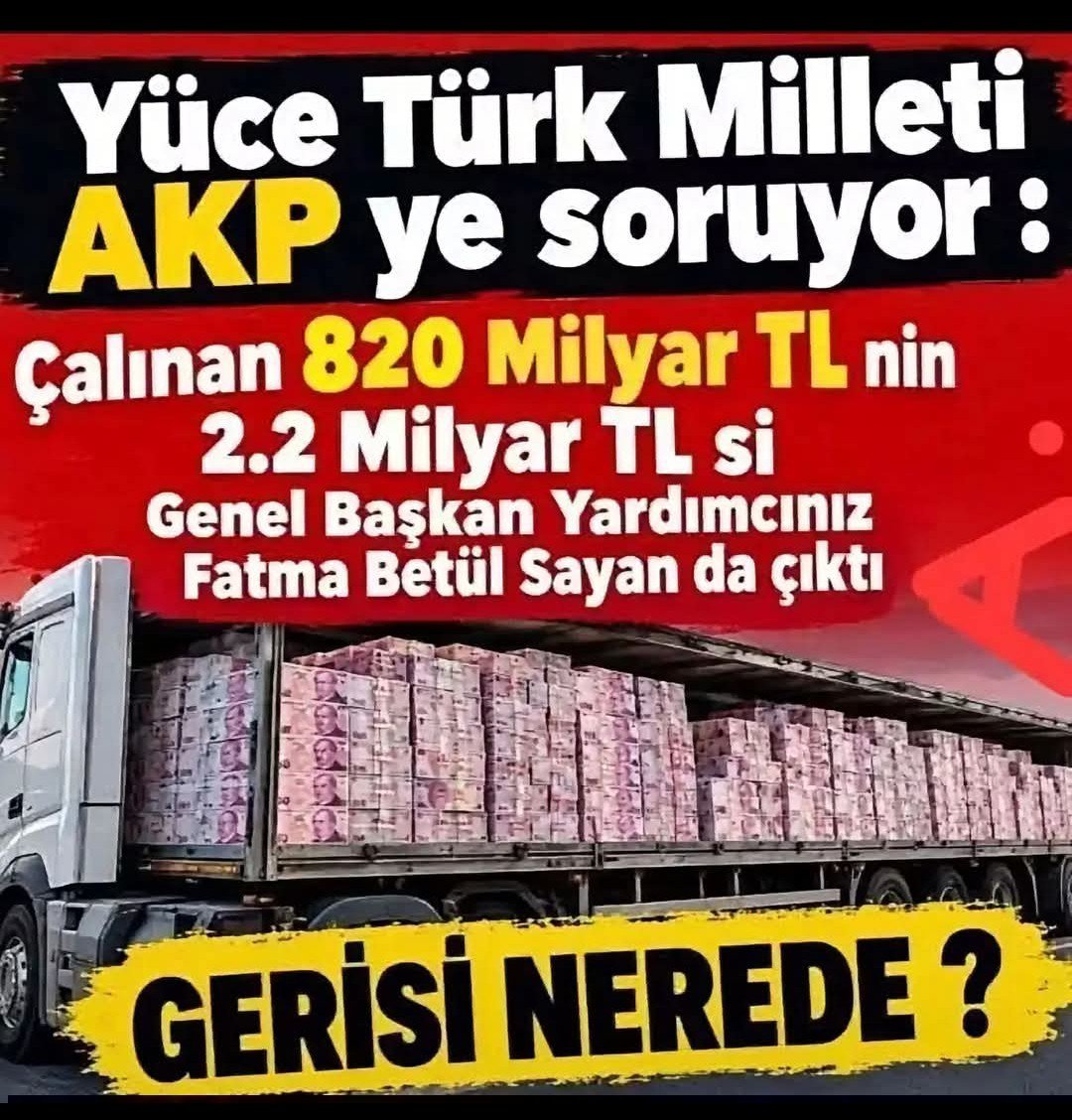 EytNurileflef's tweet photo. @samiltayyar27 @RTErdogan Sn @samiltayyar27 hala cbaşkanı dünya tarihinin en büyük soygununun araştırıp gün yüzüne çıkacağını söylüyorsunuz.
Allah aşkına kaç gün oldu bu soyguna karışan saray danışmanları bakanlarından bazılarının isimleri açıklandığı halde kılı kıpırdamadı.
Nerede istifa yargı nerede https://t.co/x8wZ2iPjUk