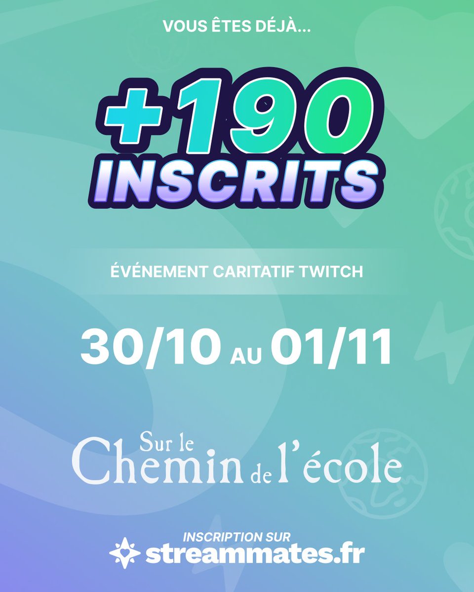 StreamMatesOff's tweet photo. 🔥 OH WOW, toujours aussi nombreux(ses) 👀 #StreamMates2026 !

🎉Et c'est pas fini ! Voir autant de monde réunis autour de cet événement, prêts à partager, streamer et se mobiliser pour une belle cause… c’est juste incroyable 🫶

 #TwitchFR #StreamMates https://t.co/580VEqdGKY
