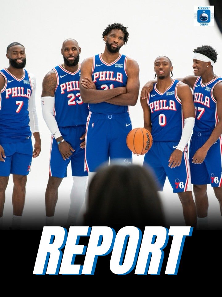 sleeper76ers's tweet photo. LeBron James, Tyrese Maxey, Joel Embiid, Jaylen Brown, and VJ Edgecombe are all expected to play tonight vs. Brooklyn, per @mcten 

HERE. WE. GO! 🔥 https://t.co/m6UUvnby9E