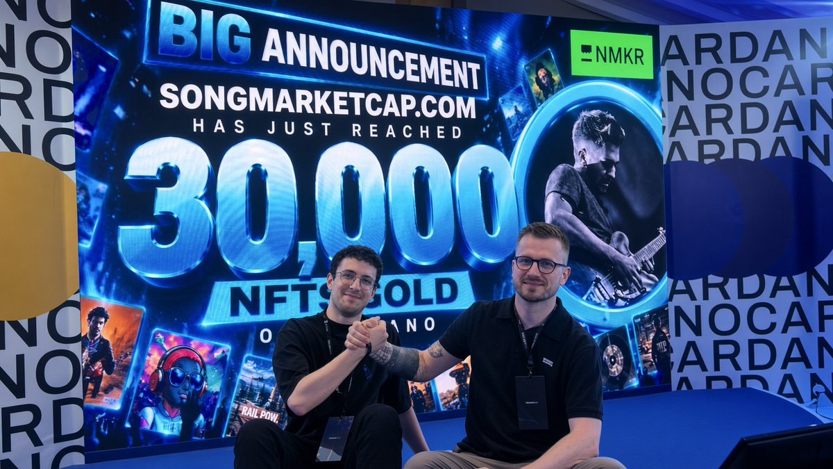 angrycryptoshow's tweet photo. JUST IN: SongMarketCap $SONG has sold over 30,000 NFTs on Cardano and has surpassed 207,000 $ADA in unused reserves.