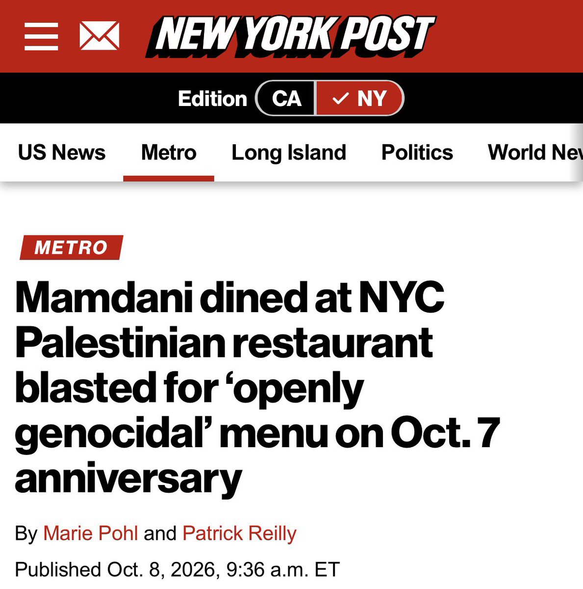 abierkhatib's tweet photo. What they’re calling an “openly genocidal menu” is literally just a cocktail called “River to the Sea.”

Mfrs, turned a drink into a war crime https://t.co/wlMxDxDltU