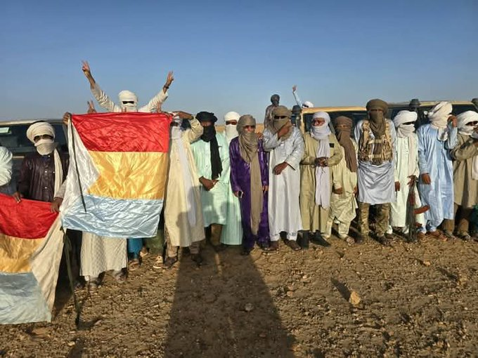 CurrentTre's tweet photo. #Azawad   Ce jour 7 octobre 2026, au lendemain de l'arrivée des forces armées maliennes (FAMa) et leurs mercenaires étrangers et locaux à Kidal, la communauté Idaksahak, à travers ses leaders politiques (élus, leaders coutumiers) et combattants a organisé une rencontre pour https://t.co/NBhb6YpsAa