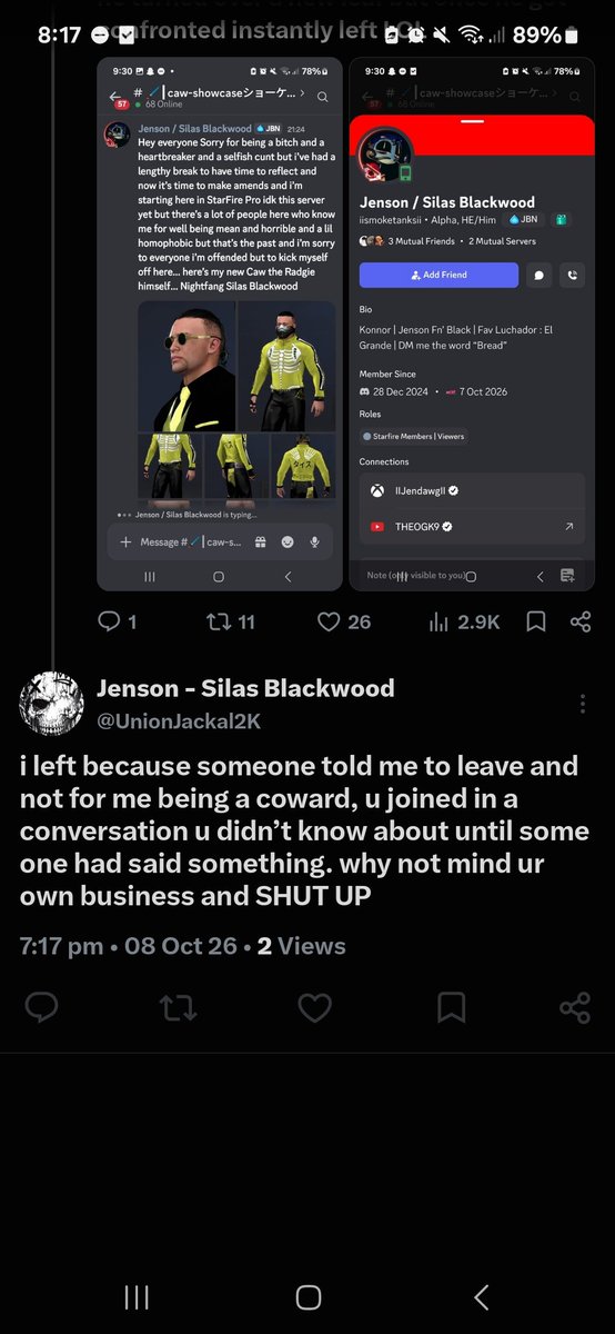 TrueJ4xson's tweet photo. goes in my comments then blocks me so I can't reply LMAO https://t.co/6qP7tf1ve0
