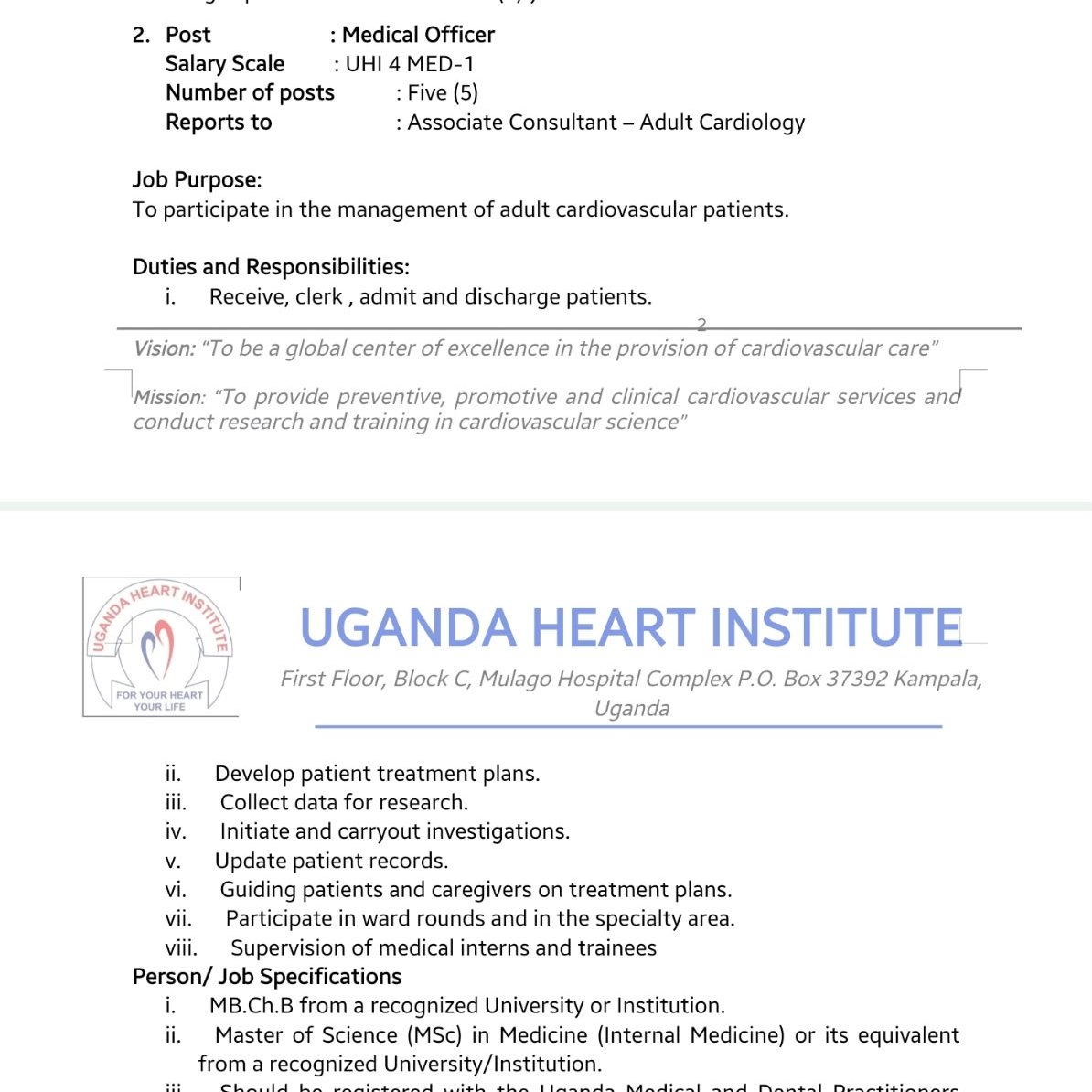 agabagift2's tweet photo. I am  yet to understand this, A medical officer with Masters in iMed as a requirement! https://t.co/ZCzI1uxQup