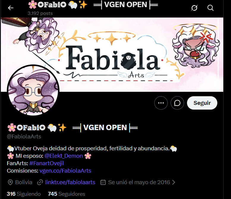 xLyamart's tweet photo. Mi experiencia con Fabiola Arts actualmente parte de la comunidad vtuber

Trigger Warning:

- Manipulación
- Acoso
- Corrupcion de menores
- Amenazas
- Mitomanía
 https://t.co/FEEf6HyYhS https://t.co/rr3qImEhDg