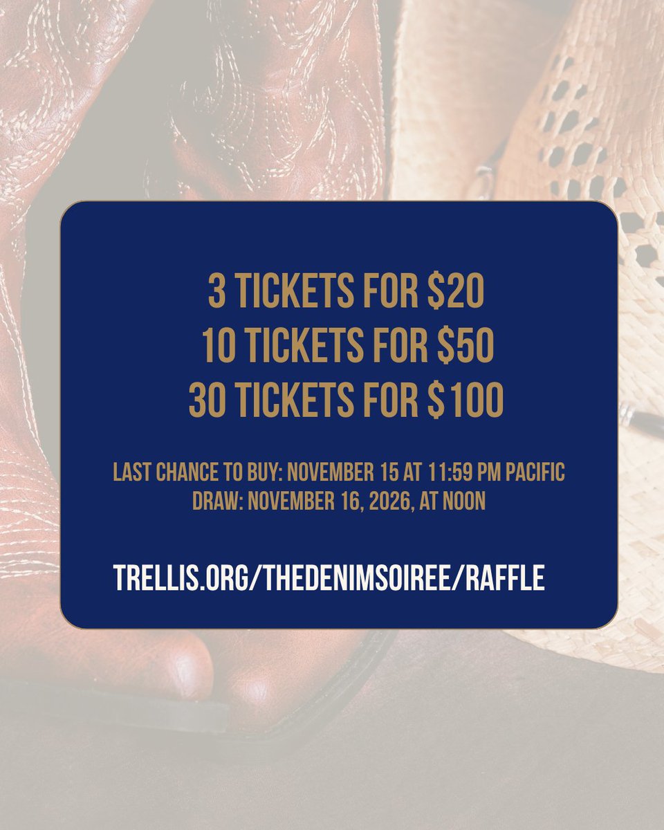 SourcesBC's tweet photo. Support families and youth in our community and enter The Denim Soirée’s 50/50 raffle for a chance to win half the pot!
Last chance to buy: November 15 at 11:59 PM
Draw: November 16, 2026, at noon
Every ticket helps grow the prize and support our community. Grab yours today and share this post with your friends!
The Denim Soiree Co-Presenting Sponsors: Save-On-Foods & Scotiabank