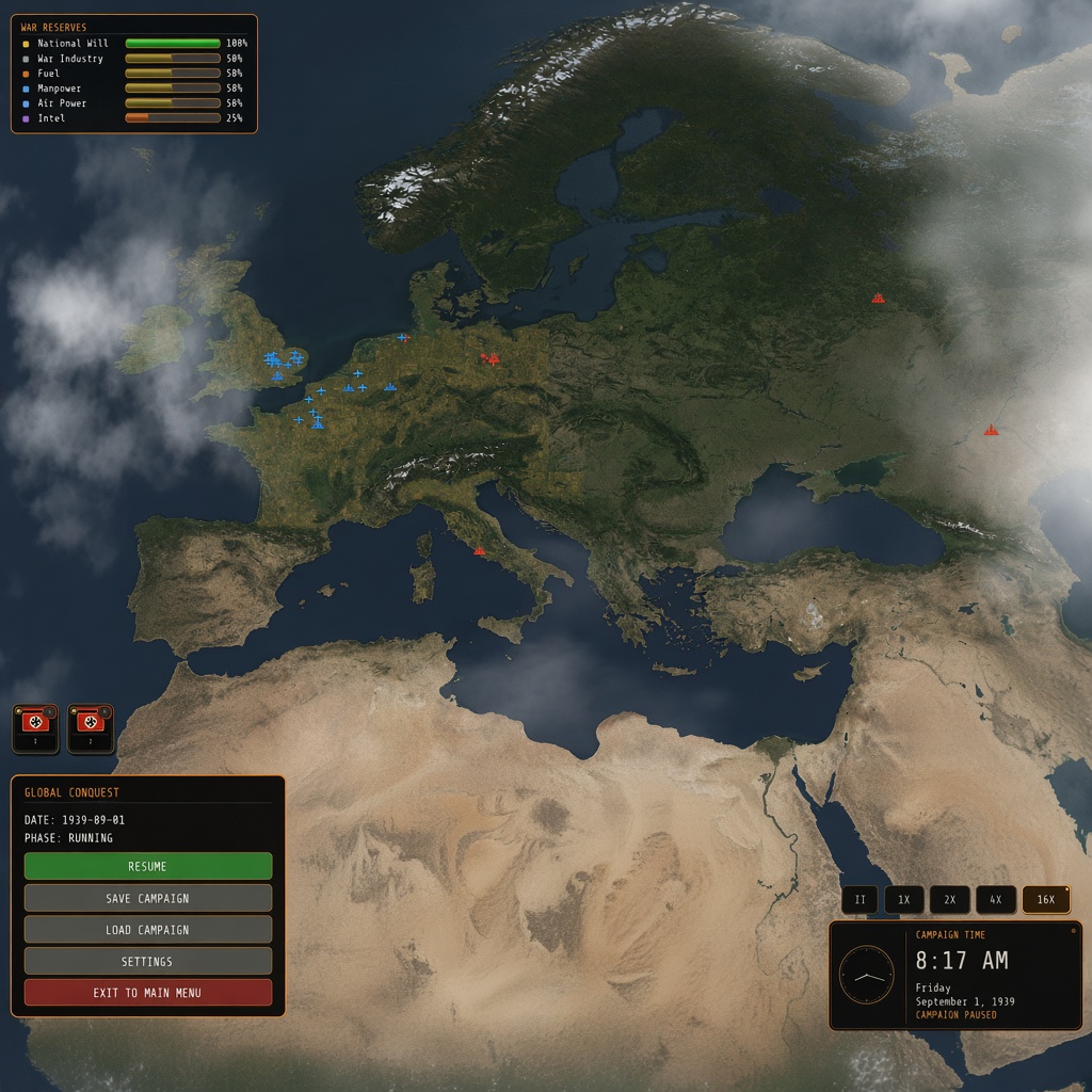 Battleground_TV's tweet photo. For players who want grand strategy and direct combat on one Earth-scale map.