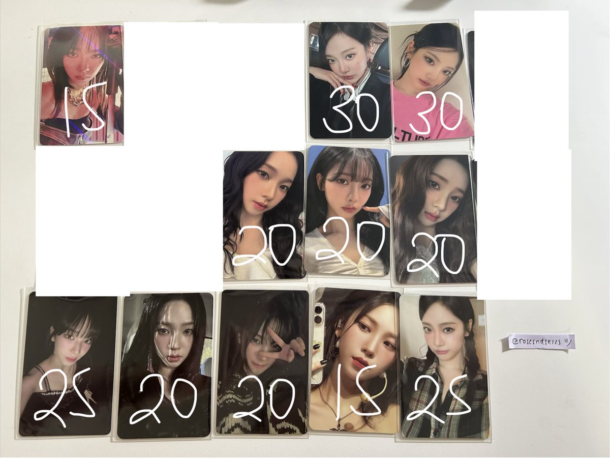 rosesndskies's tweet photo. 💌 drop | karina, ningning - promoção 💗

> frete por superfrete 
> proof na dm !
> fbs no fix !

> vendo venda aespa karina ningning giselle winter https://t.co/G352TkLvhs