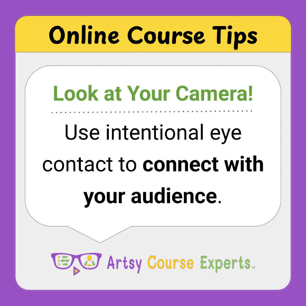 ArtsyCourseExp's tweet photo. Direct eye contact can make your videos feel more personal, engaging, and professional. After all, you don't want your viewers to feel like they're watching you talk to your screen!

Use our easy tweaks to improve your videos → https://t.co/brnfE29ByG https://t.co/GzHDc6mmt7