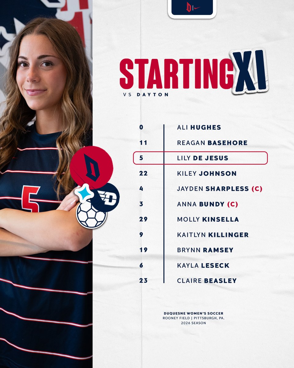 DuqWSoccer's tweet photo. 𝐆𝐀𝐌𝐄 𝐗𝐈𝐈𝐈 𝐒𝐓𝐀𝐑𝐓𝐈𝐍𝐆 𝐗𝐈‼️

#GoDukes ⚽️🎩 https://t.co/HX6SViEenF