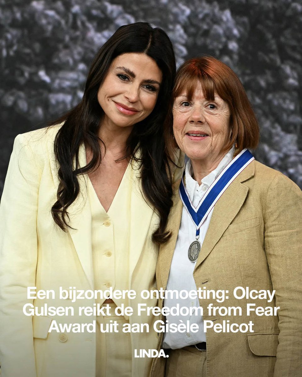 WardHarper42462's tweet photo. Tijdens de 'Four Freedoms Awards' in Middelburg, Zeeland, werd gisteren door  de 'Freedom from Fear Award' uitgereikt aan Gisèle Pelicot.

De Nederlandse ondernemer, die ook VN-ambassadeur voor gendergelijkheid is, mocht deze prijs uitreiken tijdens ... https://t.co/Xh6pt7thrQ