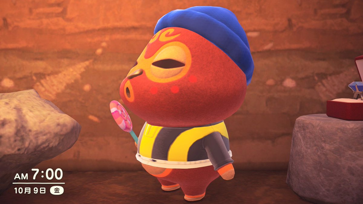 yudeegg_katame's tweet photo. おはようのどぐろうちゃん
#どぐろう #Clay #Boliche #NintendoSwith2 #どうぶつの森 #AnimalCrossing #ACNH https://t.co/ljVD57RQUr