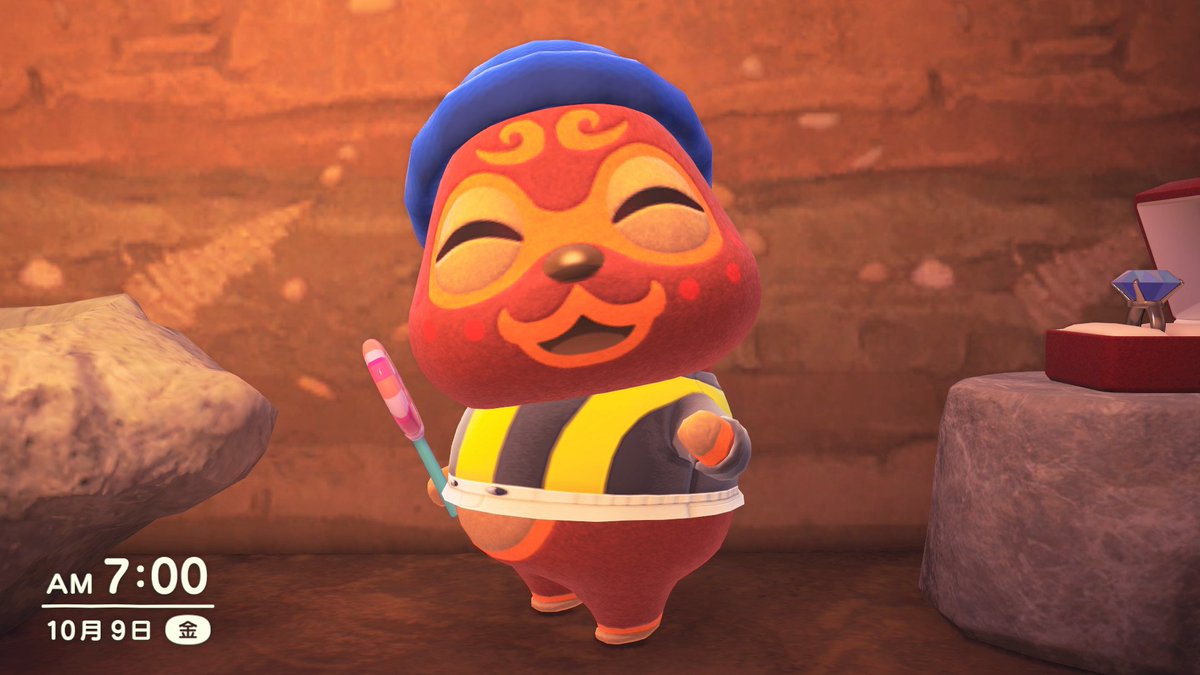 yudeegg_katame's tweet photo. おはようのどぐろうちゃん
#どぐろう #Clay #Boliche #NintendoSwith2 #どうぶつの森 #AnimalCrossing #ACNH https://t.co/ljVD57RQUr