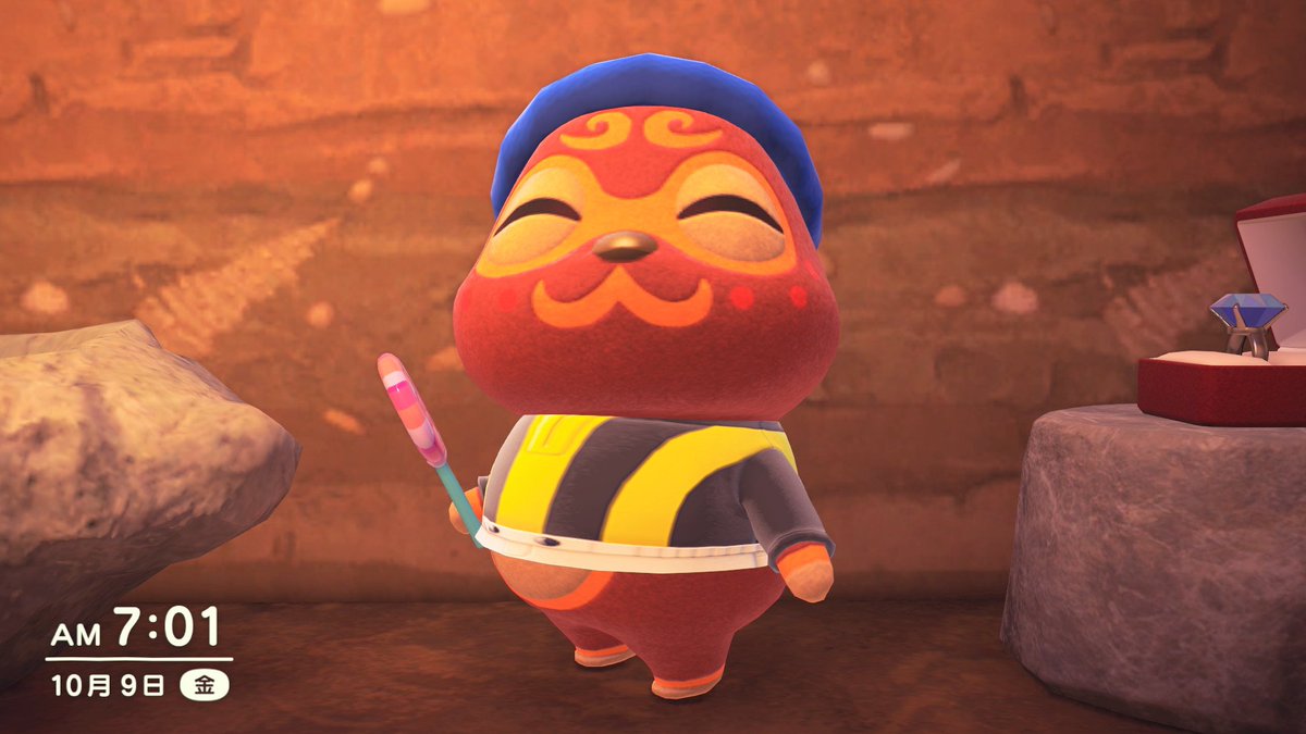 yudeegg_katame's tweet photo. おはようのどぐろうちゃん
#どぐろう #Clay #Boliche #NintendoSwith2 #どうぶつの森 #AnimalCrossing #ACNH https://t.co/ljVD57RQUr