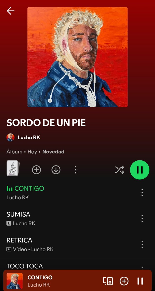 Fuentes_Genero's tweet photo. 💿 SORDO DE UN PIE

👤 LUCHO RK

🗓 YA DISPONIBLE https://t.co/L8oqzw0N9Z