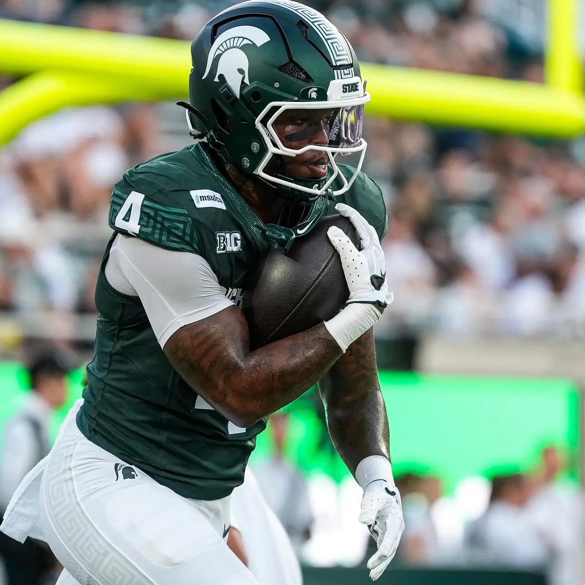 HawkeyeRewinds's tweet photo. Checking in on some former #Hawkeyes who transferred out of Iowa this past offseason:
๐ RB Jaziun Patterson - Michigan State
5 games
44 carries
162 rushing yards
3.7 YPC
2 TD
1 reception, 3 yards
Opened the season as a backup, but is now RB1 after starter Cam Edwards suffered a season-ending injury.
๐ S Koen Entringer - Louisville
3 games
18 tackles
10 solo
8 assists
Entringer started the first 3 games before missing the last 2 with an injury. He is expected to return Friday against Florida State.
๐ P Rhys Dakin - Michigan State
5 games
13 punts
49.6 yards/punt
Dakin was voted a team captain and currently ranks among the nationโs leaders in punting average.
๐ EDGE Brian Allen Jr. - Vanderbilt
4 games
3 tackles
1 TFL
1 sack
Starting at defensive end, though Vandy has been rotating their pass-rushers often. Recorded his lone sack against Austin Peay.
๐ RB TJ Washington Jr - New Mexico State
6 games
39 carries
164 rushing yards
4.2 YPC
2 rushing TD
8 receptions
82 receiving yards
Currently listed as RB2 on NMSUโs depth chart. Already surpassed his 2025 Iowa rushing total.