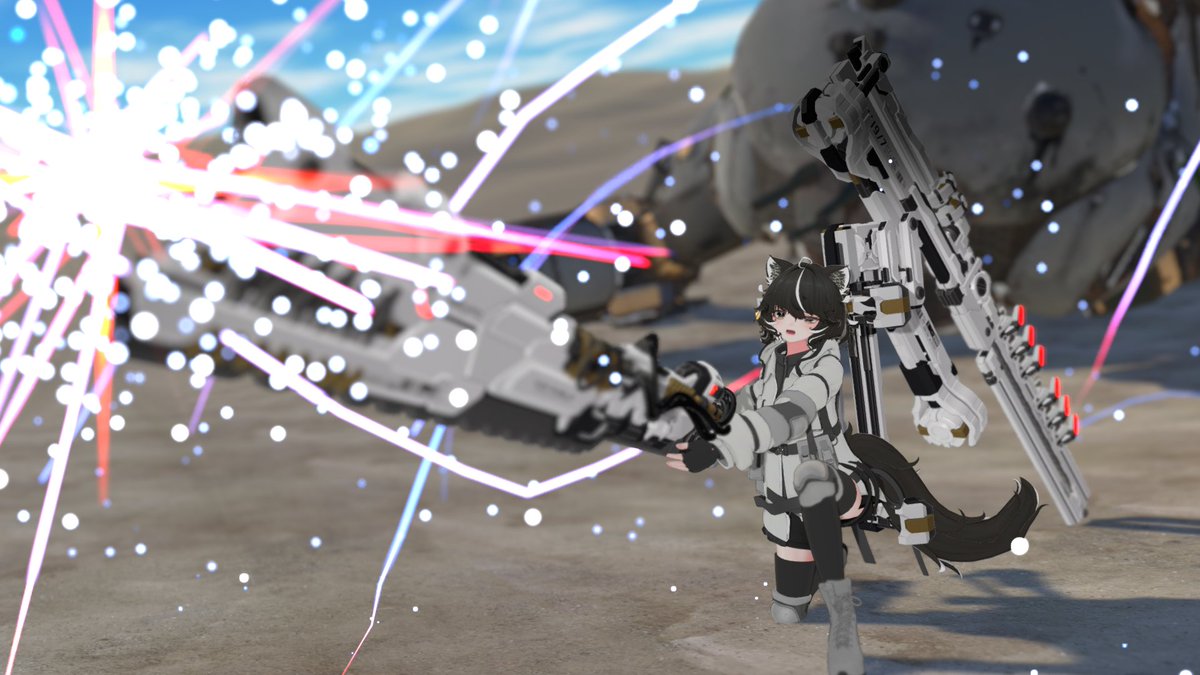 tactsik's tweet photo. 今日の思い出！武器ギミックを入れてアップロードできなかった問題がクリアされました。少しずつ武器も増やしていきたい！ちなみに明日は仕事終わりに寝ないでツーリング行くのでたぶんシンデマス。おやすみー https://t.co/TWPxPmPenE