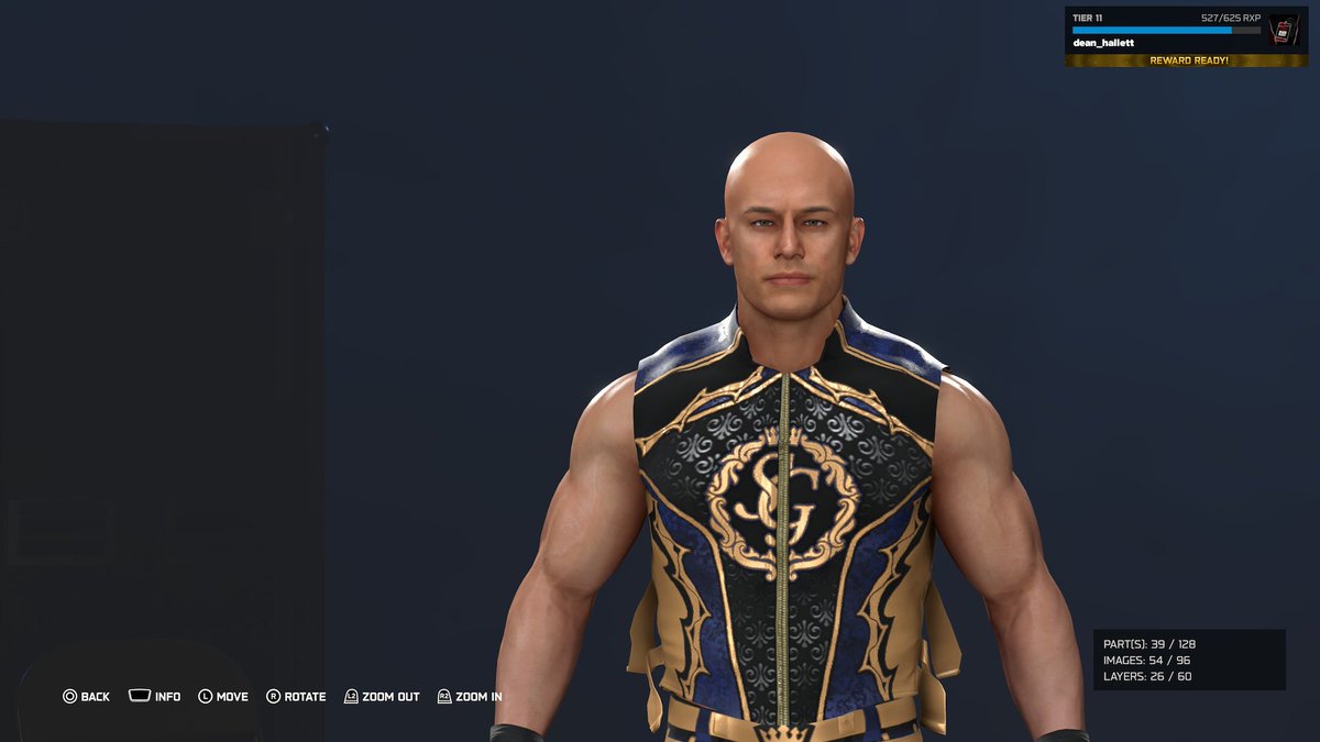deanoh1990's tweet photo. An attire with 2 colourways for @SilasGrayy 

Royal themed 

some more pics in the comments 

#WWE2K #attire #CAW #Cawmmunity #CustomCAW #WWE2k25 #wwe2k26 #HCM #DEZZA90 https://t.co/9WyE7l0br8