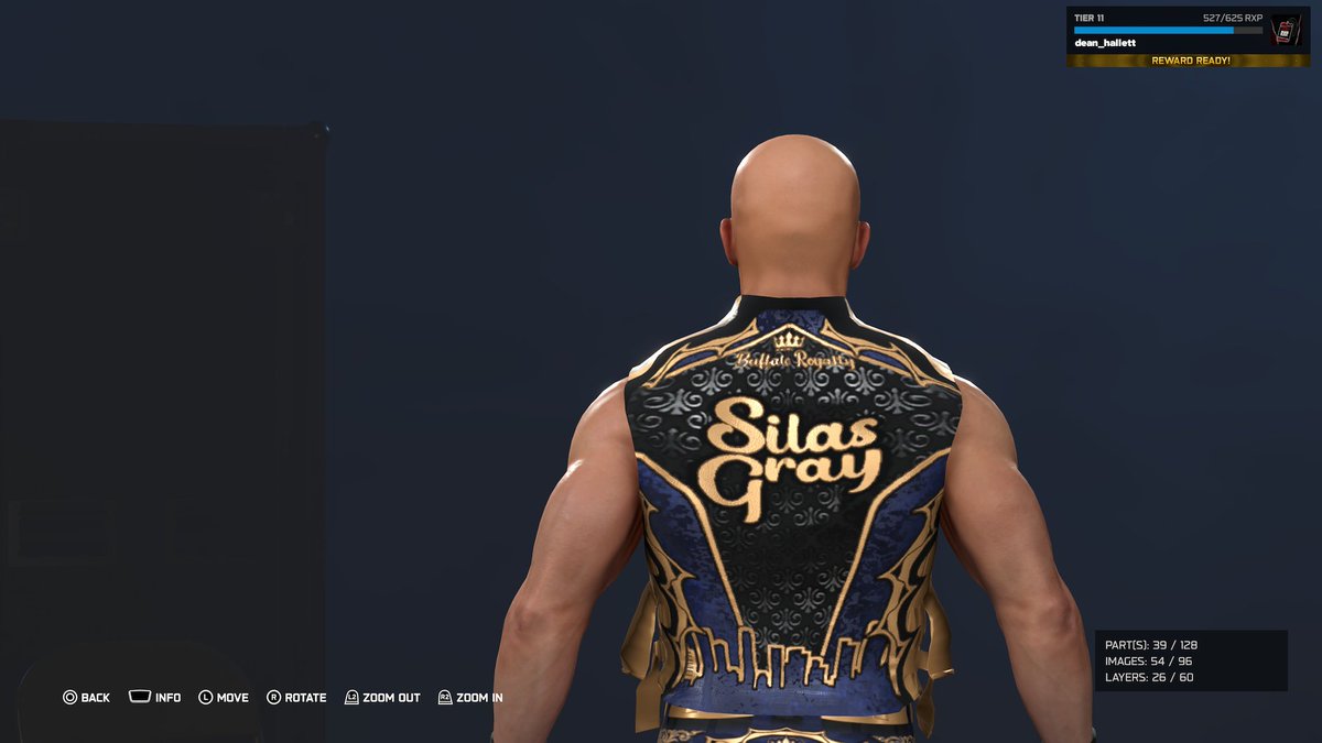 deanoh1990's tweet photo. An attire with 2 colourways for @SilasGrayy 

Royal themed 

some more pics in the comments 

#WWE2K #attire #CAW #Cawmmunity #CustomCAW #WWE2k25 #wwe2k26 #HCM #DEZZA90 https://t.co/9WyE7l0br8
