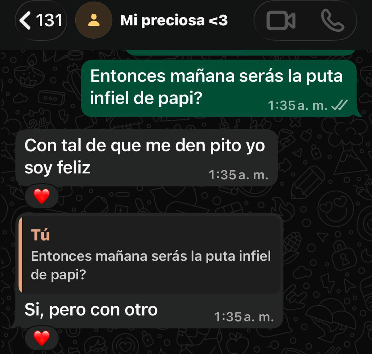 infidelidadrea2's tweet photo. Ella es feliz cuando le dan pito 🍆 https://t.co/fPT766HGAu