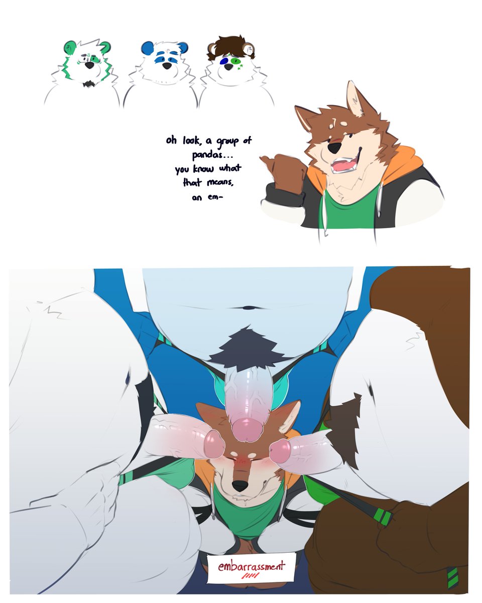 TheOriginalNett's tweet photo. *cough* lemme drop this here *cough*

me, @GreenyPika and @Keith_Ruffhaus makin a cute pupper @KajinSama  an embarrassed mess ;3

🖼️@/KajinSama (no need to double tag kekw) https://t.co/UIWKTT4vIS