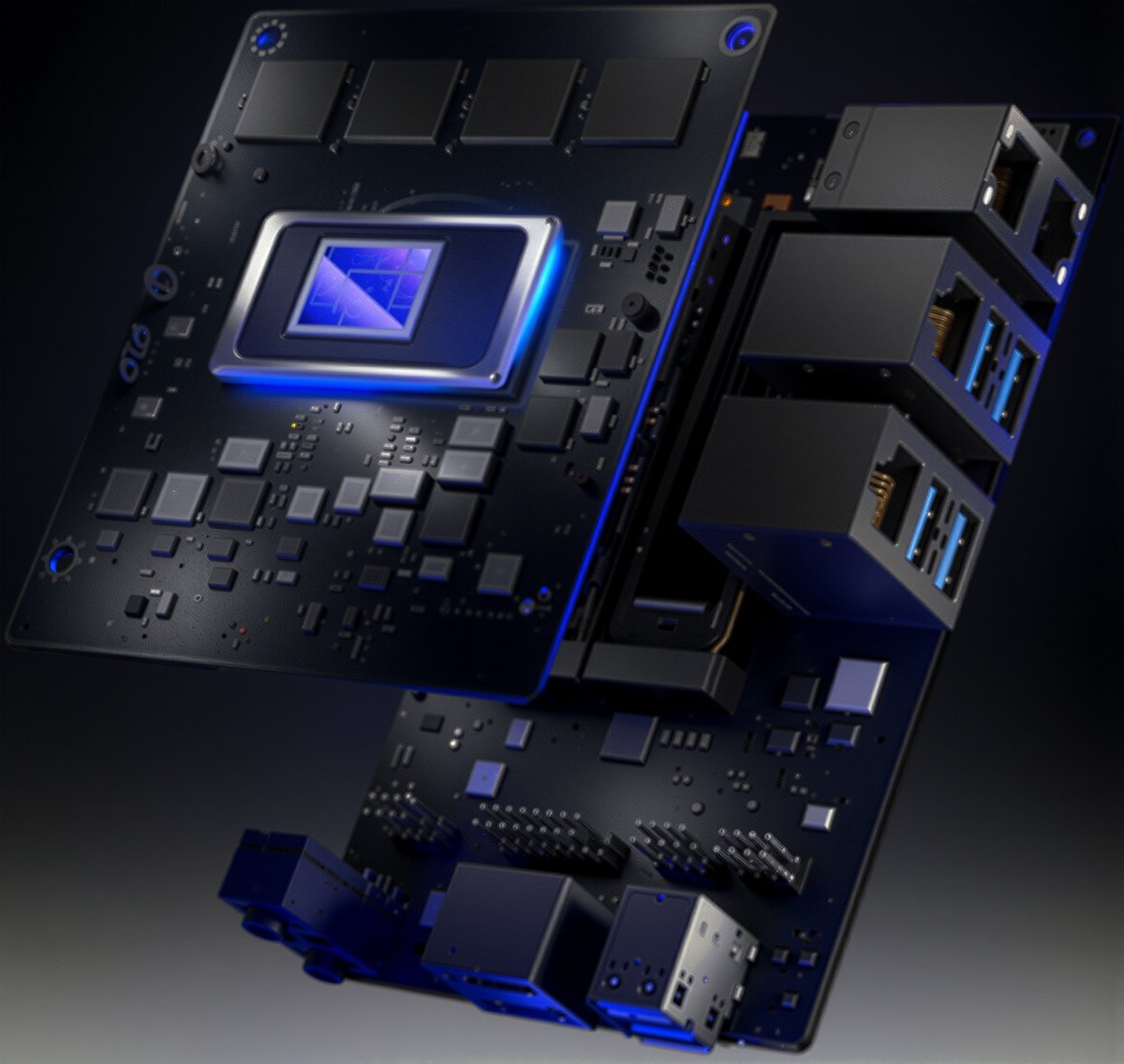 IntelTech's tweet photo. The new Intel Robotics website is the one-stop hub for developers exploring our robotics offerings. Check out the collection of robot blueprints, simulation guides, software references, development kits, and AI models optimized for Intel hardware: https://t.co/w7A5n3q5jN https://t.co/qDuZeKFaam