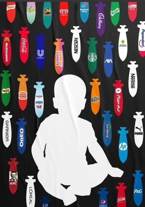 InsiderWorld_1's tweet photo. REMEMBER TO BOYCOTT CHILD KILLERS TODAY https://t.co/Pgx6kIOmjl