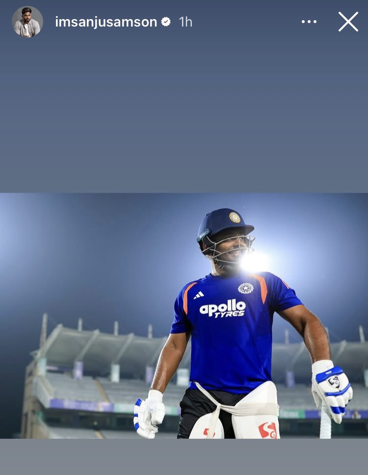 Suhii7__'s tweet photo. Sanju Samson latest Insta stories🌟 

- Manifesting a Big Knock in Thala's homeground Ranchi for MAHI 2.O 
❤️🧿 https://t.co/fNVURqfjOs