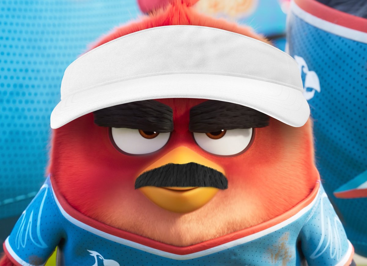 AngryBirdsMovie's tweet photo. From the pitch to the perch - Jason Sudeikis is T̶e̶d̶ Red. See him in The #AngryBirdsMovie3 - only in theatres December 23. https://t.co/zuSpIhaZeA
