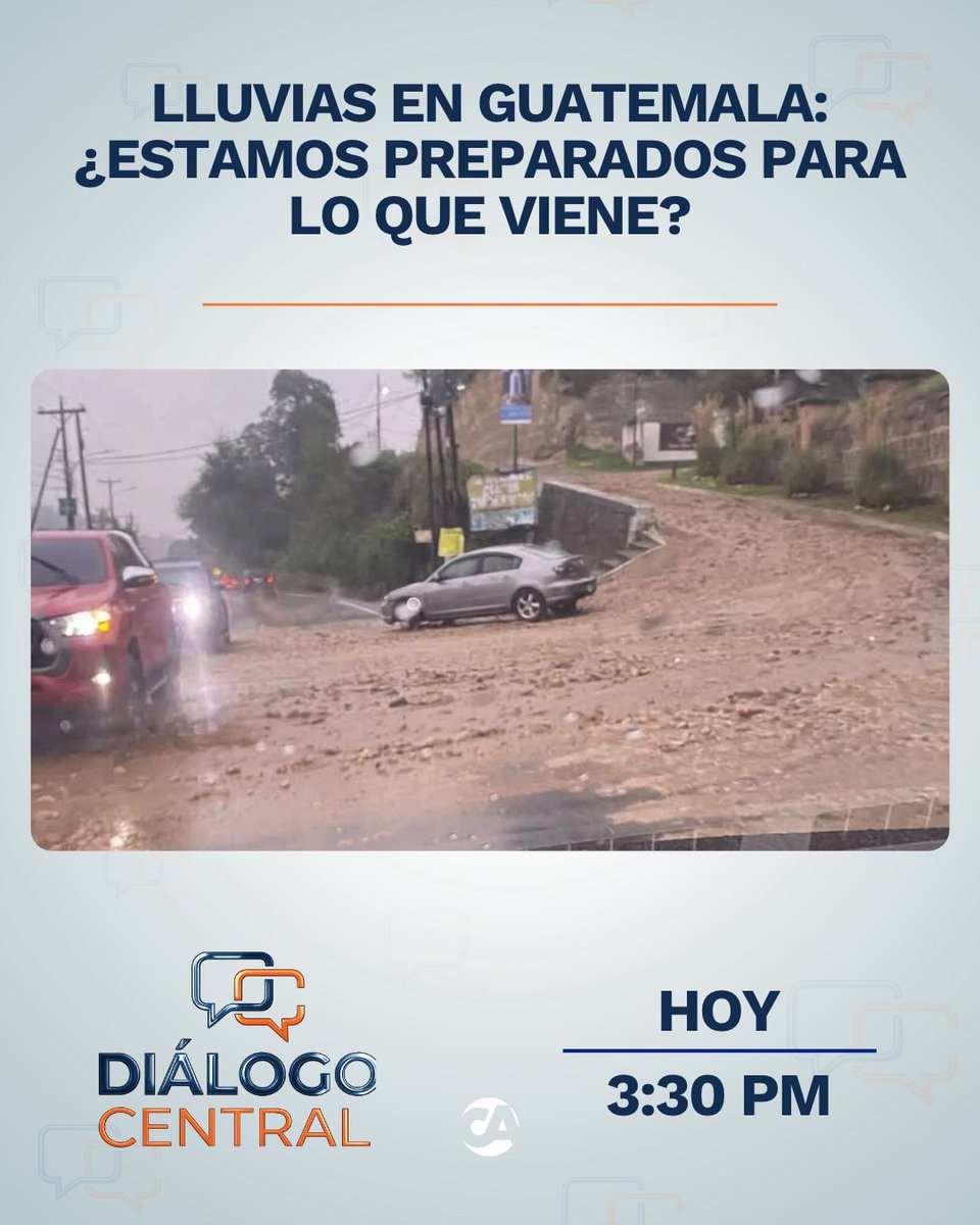 🌧️🚨 No se pierda hoy #DiálogoCentral junto a: 🎙️ Ing. Alejandro Maldonado, experto en Gestión de Riesgo y Desastres. 🌊🏠 Conversaremos sobre las lluvias …