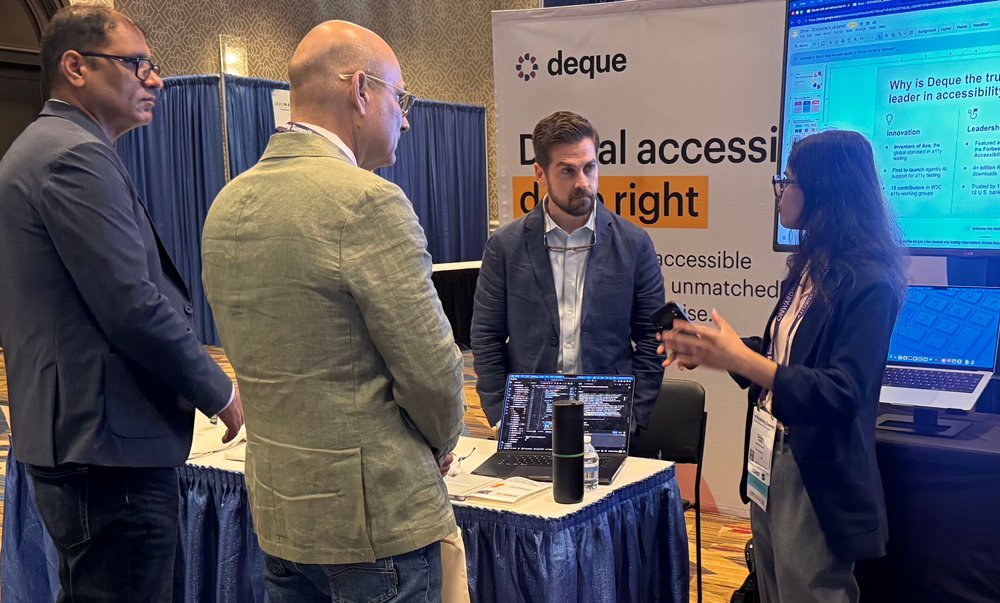 dequesystems's tweet photo. Feeling energized and thankful for the excellent conversations at M-Enabling Summit this week. Cheers to the event organizers and everyone who came by to chat!

#mEnabling26 https://t.co/dzr5CdGTBH