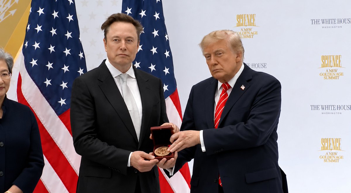 iam_smx's tweet photo. Today, President Trump called Elon Musk “a brilliant engineer” and “one of the greatest technology founders to ever live.”

Even the president recognizes Elon as an engineer!

“We honor an industrial titan, a brilliant engineer, and one of the greatest technology founders to ever live. His name is Elon Musk.

Quite honestly, there is nobody like him. Few Americans in history have done more to advance America’s national interest than Elon”