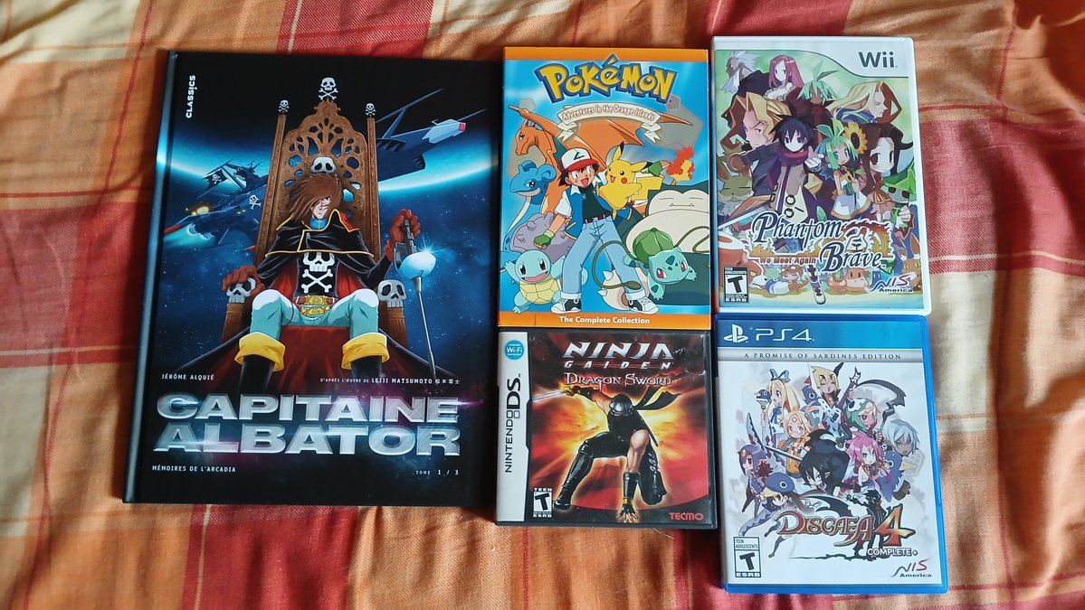 RedDragonTony's tweet photo. My pickups for September. A bit lighter than in the summer, but at least I got some cool finds.
#Pickups #NintendoSwitch #PokemonScarlet #PokemonViolet #FinalFantasy https://t.co/xqEg7qr4Y0