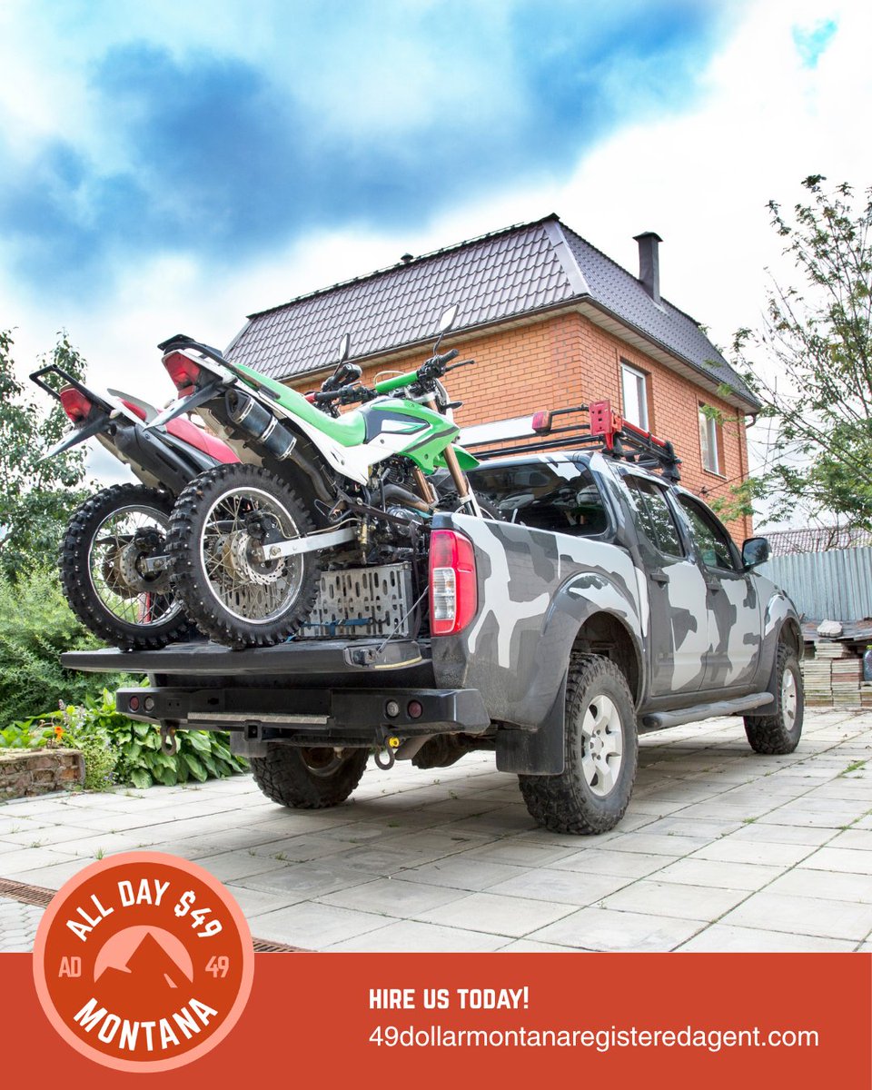 montanaagent's tweet photo. Impossible Challenge: Spot a vehicle in this image that we can't register in Montana.

(Hint: There are none.)

#AllDay49Montana | #VehicleLLC | #LLC | #VehicleRegistration | #Trucks | #DirtBike | #DirtBikeLife | #DirtBikeLifestyle | #Powersports | #PowersportsLifestyle https://t.co/3pv8EmKDLk