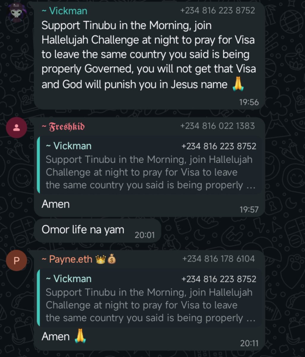 Timmy_1709's tweet photo. wetin be dis? Dem dey put amen on top ni seh https://t.co/Oa7cvXe32C