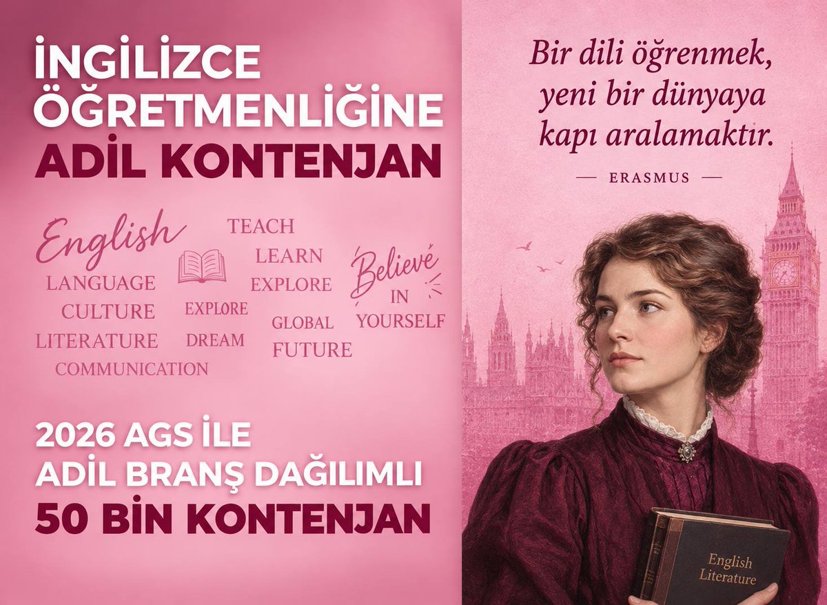 elifsdedim's tweet photo. Kısıtlı kontenjanlar nedeniyle yaşanılan mağduriyet adil kararlarla çözülmelidir. 2026 AGS sonrasında 50 bin genel kontenjan açıklanmalı, tüm branşlarımıza adil kontenjan ayrılmalıdır! #AdilBranşAgs50BinBahçeliden https://t.co/1bs3p0oEit
