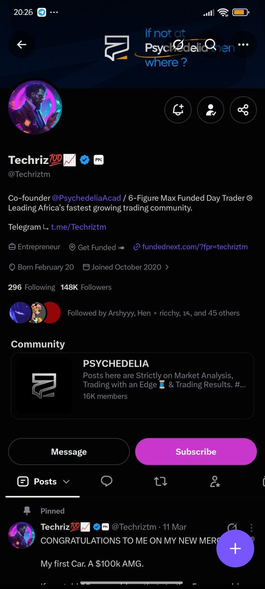 saintnotreally's tweet photo. @Techriztm @PsychedeliaAcad @Kelvintalent_ @FundedNext done ✅ https://t.co/QfmrQcHLpV