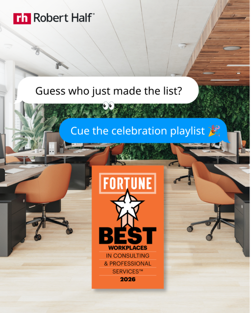 VedranaSS's tweet photo. #RobertHalf has once again been named one of Fortune’s Best Workplaces in Consulting &amp; Professional Services! https://t.co/ZyHdkmsIic
