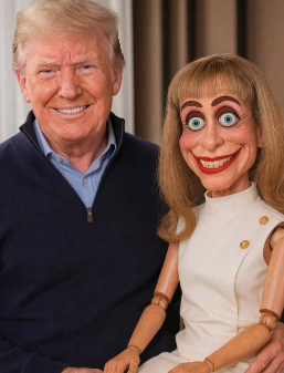 CrazyFenaker's tweet photo. Trump has a new press secretary. https://t.co/VdNH95M1sx