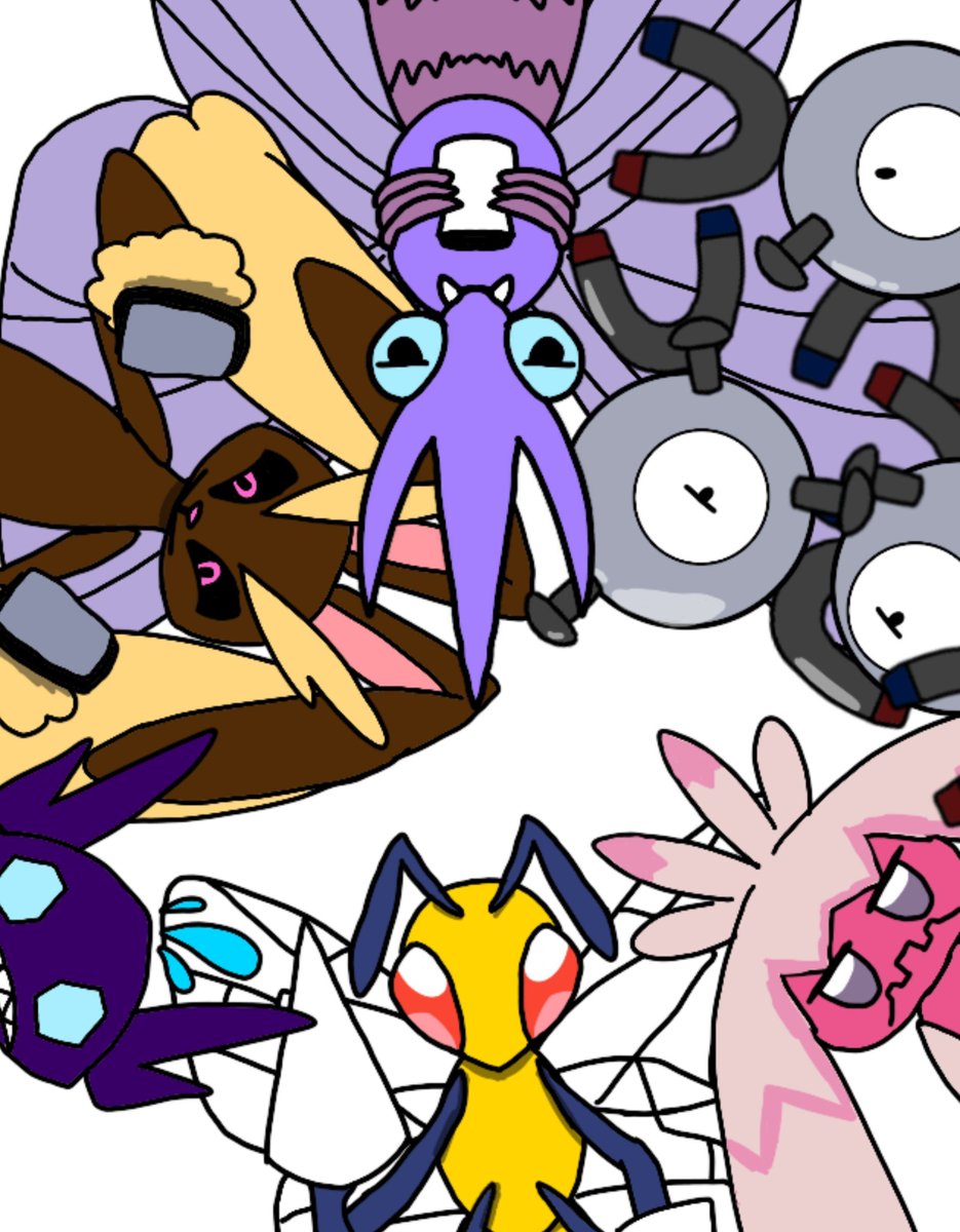 le1_bao's tweet photo. Because i use alot Pokemon so i pick this guys
#pokemon #beedrill #lopunny #magneton #tinkaton #venomoth #sableye https://t.co/A1wvHCxq54