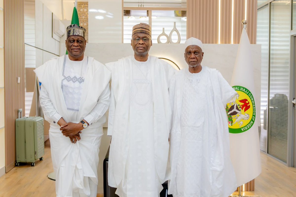 jarmari01's tweet photo. Yayale Ahmed Commends NAHCON’s Progress, Offers Counsel on Hajj Administration

Thursday, 8th October 2026

Former Secretary to the Government of the Federation (SGF), Alhaji Yayale Ahmed (Ajiyan Katagum), recently paid a courtesy visit to Ambassador Ismail Abba Yusuf, the Chairman/CEO of the National Hajj Commission of Nigeria (NAHCON), at the Hajj House in Abuja.

The visit provided an opportunity for the former SGF to offer strategic guidance and encouragement to the NAHCON leadership on advancing Hajj administration and improving services for Nigerian pilgrims.

Alhaji Yayale Ahmed expressed appreciation for the warm reception and commended the progress recorded by the Commission under Ambassador Yusuf’s leadership. He specifically noted his satisfaction with the Chairman’s agenda, praising its core focus on prioritizing pilgrim welfare. He emphasized that sustained attention to the needs of pilgrims is essential to enhancing their overall Hajj experience.

In response, Ambassador Yusuf described Alhaji Yayale Ahmed as a vital stakeholder whose vast administrative skills, experience and insight remain invaluable to the Hajj sector. The Chairman expressed his gratitude for the visit, thanking the elder statesman for his continued personal guidiance, and interest in the well-being of Nigerian pilgrims.

Ambassador Yusuf assured the former SGF that NAHCON remains committed to leveraging the wisdom of key stakeholders as it implements practical measures to reform Hajj administration and elevate service delivery.

Signed
Shafii Sani Mohammed 
Head, Information and Publications NAHCON.