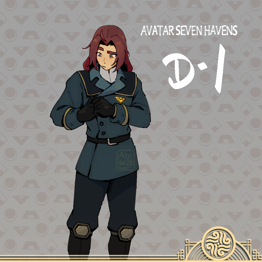 azy_arty's tweet photo. It is.... TOMORROW.
Avatar Seven Havens 🌊🪨🔥🍃 
Years of work, blood, sweat and tears.
A real adventure, phew-, and it will finally start-

Until then, have a Jae in Mako's uniform !

#sevenhavens #avatar #avatarthelastairbender
#nickelodeon #avsh
@paramountplus @avatarlegends https://t.co/iA18iQTUCx