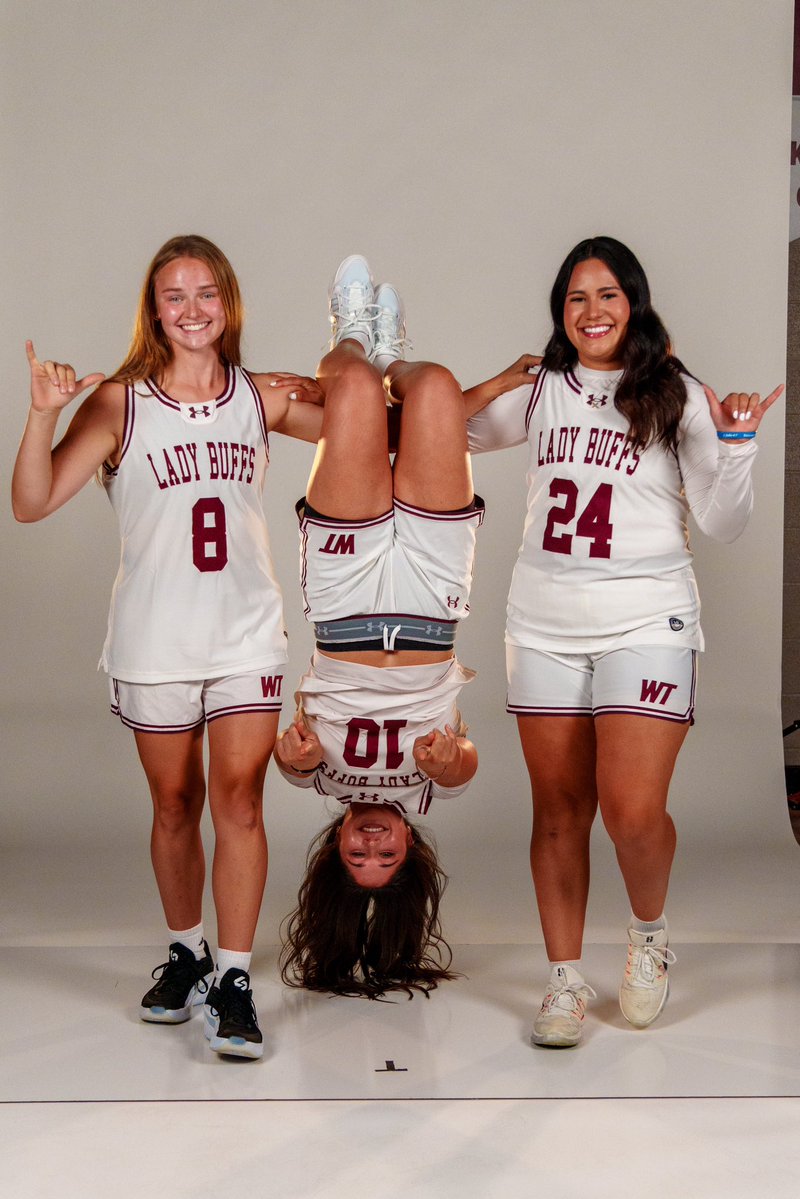 WTAMU_WBB's tweet photo. The vibes were vibing at media day๐คฉ
#BuffNation | #WESTisBEST https://t.co/iceLePgsRT