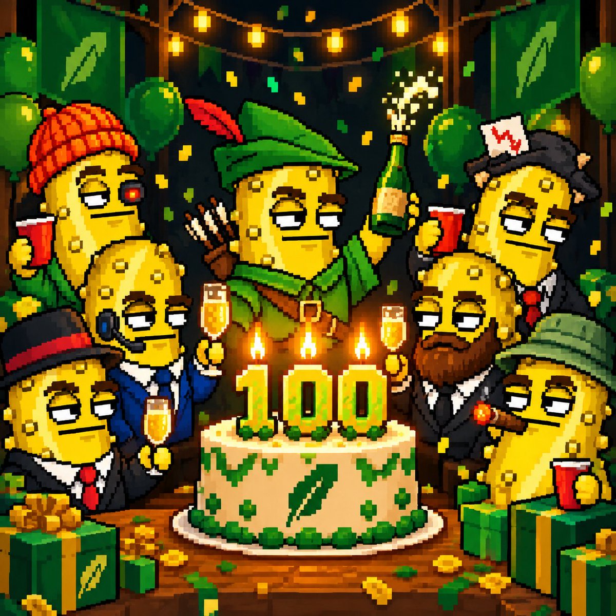 PepitoBrokers's tweet photo. Happy 100 days $Robinhood chain 🍾 https://t.co/9FkDYTcXvE