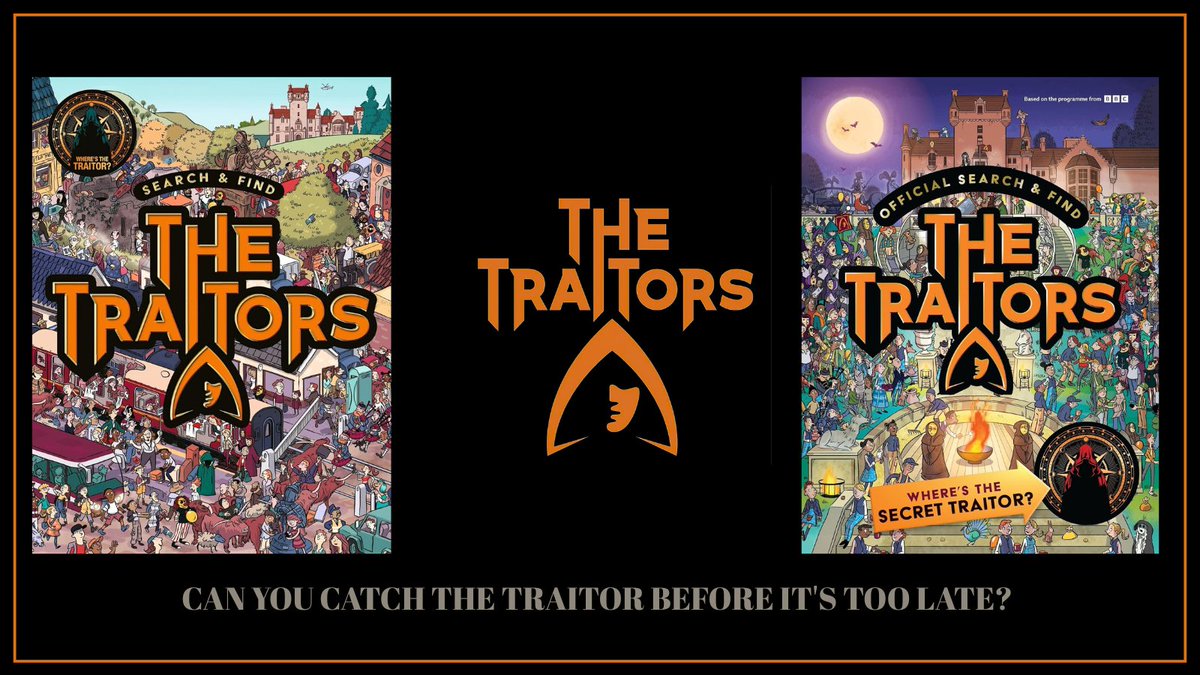 BOOKSetc_online's tweet photo. 🔍 GIVEAWAY! 🔍

Think you can spot a Traitor? 👀

Win Search &amp; Find: The Traitors puzzle book! Packed with cryptic clues, treacherous searches and Traitors at every turn. 

To enter:
🔁 Repost
👤 Follow us

T&amp;Cs apply: https://t.co/YHVVXPwbmw @WalkerBooksUK

 #TheTraitors https://t.co/1EsGl4NRSX