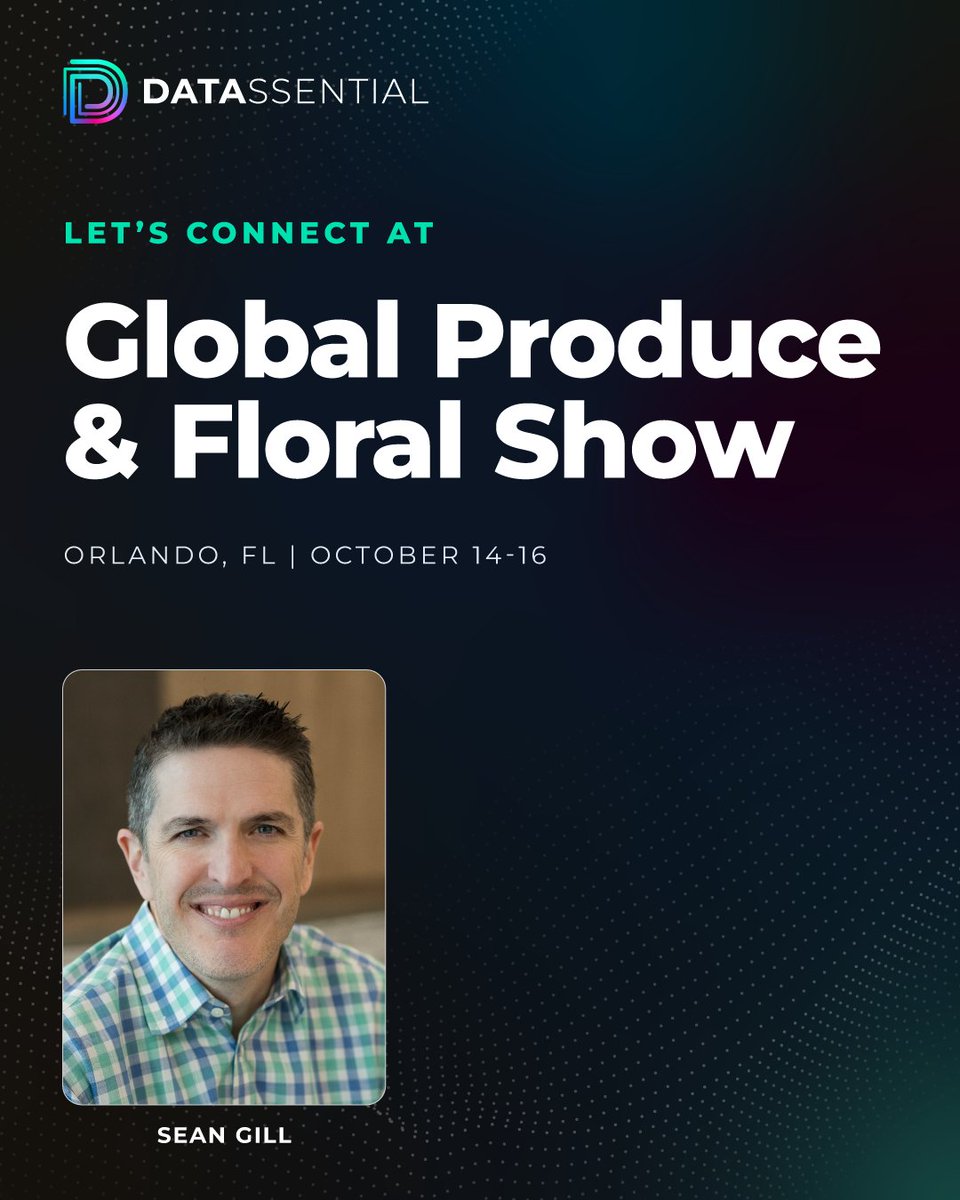 Datassential's tweet photo. Datassential is touching down in Orlando for IFPA's Global Produce &amp; Floral Show, Oct 14-16! 🥬 Catch Sean Gill on-site to chat through the produce and menu trends worth watching right now.

Details: https://t.co/JYl3tc5NuB
#datassential #GPFS2026 https://t.co/6xikh6f4Nq