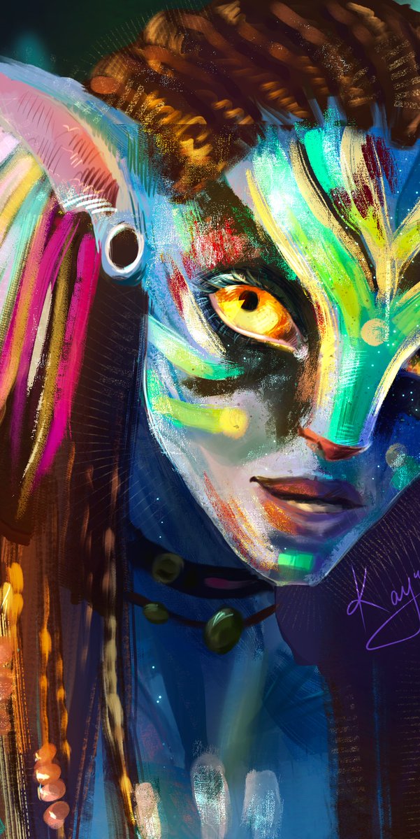 Kayrin_li's tweet photo. Palulukan Makto 
#avatar #neytiri #art https://t.co/x3yKcunD3e