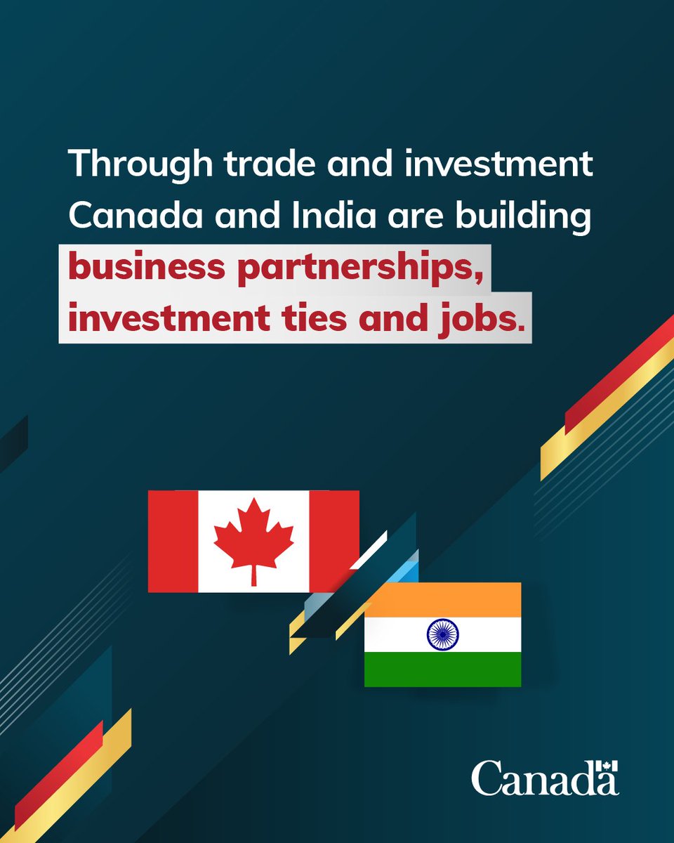 CanadaTrade's tweet photo. Investment drives growth. Canadian companies in India support jobs, innovation and stronger supply chains across both countries. 🇨🇦🇮🇳

Explore the opportunities:
https://t.co/Nc5ghzWPhp
@CanadainIndia
#IndoPacificStrategy https://t.co/XvQj9Qf2AY